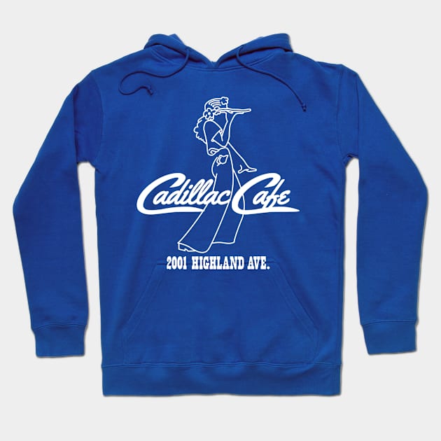 Cadillac Cafe Waitress Hoodie by Wright Art